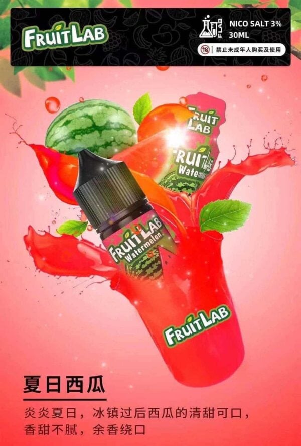 FruitLab Nicotine Salt E-Liquid 30ml / 30mg – Fruity Lab Series | Buy 5 Get 1 Free