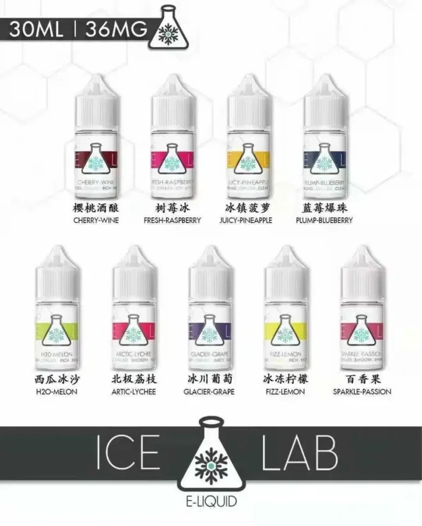 ICE LAB Nicotine Salt E-Liquid – Icy Formula for Pod Systems | Buy 5 Get 1 Free