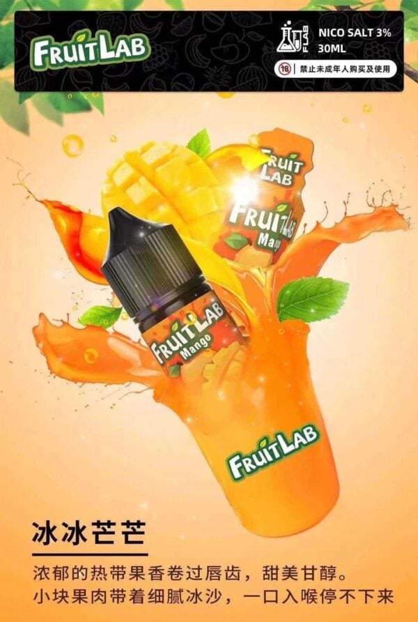 FruitLab Nicotine Salt E-Liquid 30ml / 30mg – Fruity Lab Series | Buy 5 Get 1 Free