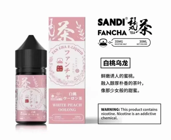 SANDI FANCHA Tea Series E-Liquid 30ml / 35mg – Authentic Japanese Import | Buy 5 Get 1 Free