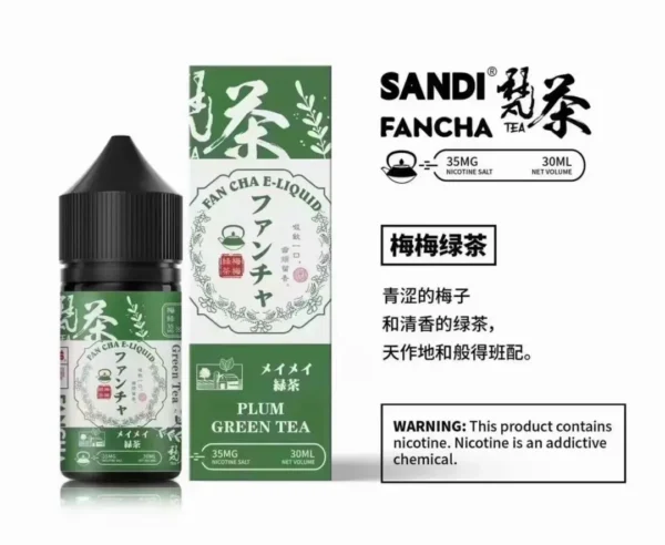 SANDI FANCHA Tea Series E-Liquid 30ml / 35mg – Authentic Japanese Import | Buy 5 Get 1 Free