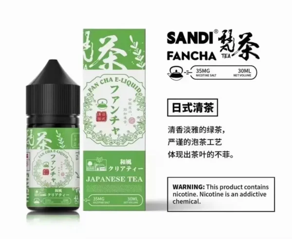 SANDI FANCHA Tea Series E-Liquid 30ml / 35mg – Authentic Japanese Import | Buy 5 Get 1 Free